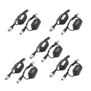 10 Pcs Coaxial Video Ground Loop Isolator Balun BNC Male to Female for CCTV