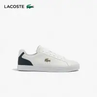 在飛比找momo購物網優惠-【LACOSTE】男鞋-Lerond Pro 皮革休閒鞋(白