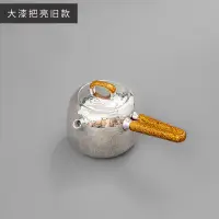 在飛比找蝦皮商城精選優惠-熱銷新品 銀壺 純銀999側把泡茶壺純手工家用日式茶道日本煮