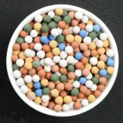 Colored Clay Balls Decorative Soil Topping for Succulents Cactus Rainbow Stone