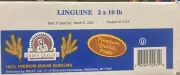 20 Lbs Linguine Chef's Quality 100% Premium Durum Semolina