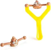 Flying Koolface Smiling Poo Slingshot