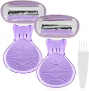 FOMIYES Mini Women Razor Travel Storage Box Hair Shaver for Women Ergonomic Handle Easy to Clean