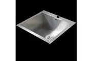 BRIENZ Stainless Steel Kitchen Sink - 530mm DEEP Single Bowl Square Corners - Top Mount