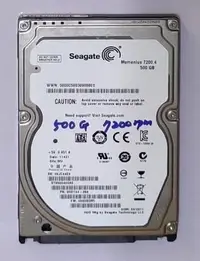 在飛比找Yahoo!奇摩拍賣優惠-筆電碟2.5吋 Seagate 500g 7200rpm S