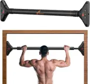 Sportneer Pull Up Bar: Strength Training Chin Up Bar Without Screws - Adjustable