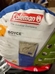 COLEMAN BOYCE 50 DEGREE sleeping bag REG UP TO 5 FT IN BAG