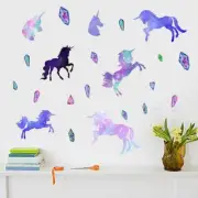 Unicorn Animal Removable Kids Wall Stickers Nursery Girls Decor PVC Vinyl Decal