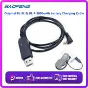 New BL-5L 3800mAh Battery USB Charger Cable for Baofeng UV-5R UV-S9 PLUS Radio