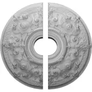 Ekena Millwork Ceiling Medallion 28.125" x 1.75" x 28.125" Polyurethane White