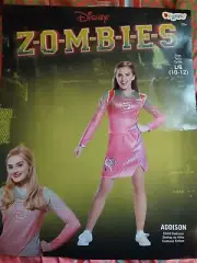 DISNEY ZOMBIES ADDISON CHEERLEADER HALLOWEEN COSTUME OUTFIT - LARGE (10-12)