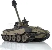 wheelfun Henglong 1/16 7.0 King Tiger RTR RC Tank 3888A FPV 360° Turret Barrel Recoil Infrared Combating Smoking Generator Hobby Grade Model BB Shooting Airsoft Tank That Shoot