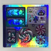 LEGO STICKER SHEET 41689 Magical Ferris Wheel Slide Friends Iridescent Mirrored