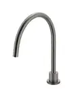 Meir Kitchen Laundry Gooseneck Tap High Rise Swivel Hob Spout Shadow MS08-PVDGM