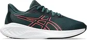 [ASICS] Boy's Gel-Cumulus 26 Gs Sneaker, Saxon Green Coral Reef, 3 US