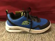 New Boys Skechers 403774 Microspec Max Sneakers in Royal/Black Size 11 Medium