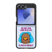 Galaxy Z Flip6 Impact Case the only pain is pain au chocolate
