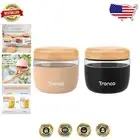 Leak-Proof 24 oz Glass Meal Prep Bowls with Bamboo Lids - Perfect for On-the-Go