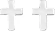 [Rosemarie Collections] Women's Petite Cross Religious Stud Earrings