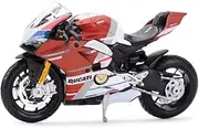 Motorcycle Model Toys 1:18 for Du&Cati Panigale V4 S Corse Static Die Cast Vehicles Collectible Child Kids Motorbike Model
