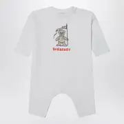 [Burberry] Set of two cotton pieces with Thomas bear 6 M White
