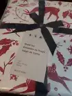 West Elm Organic Percale Scandi Deer Sheet Set, Full Size,Deep Red NWT, Sealed!