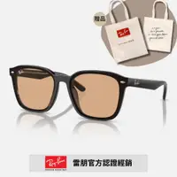 在飛比找PChome24h購物優惠-【RayBan 雷朋】膠框太陽眼鏡(RB4392D-601/