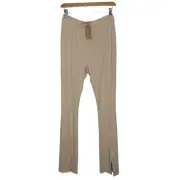 Adelaides Fort Split Leggings Pull On Pants Women’s Size Large New NWT Tan