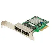 Supermicro AOC-SGP-I4 Server NIC, 4x RJ-45 GbE, Low-Profile PCI-e, Intel i350 Controller Includes Low-Profile and Full-Height Brackets [AOC-SGP-I4]
