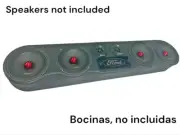 Universal Speaker Panel 4x6.5 - 2 X Tweeters (Wood And Fabric) Roof Rack(Ford)