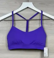Lululemon Flow Y Bra Nulu Size 10 B/C Cup Atomic Purple ATPU 25799