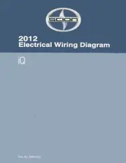 2012 SCION iQ Wiring Diagrams Schematics Layout Factory OEM