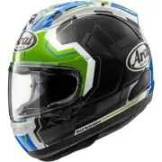 RX-7V EVO JR65 Green Full Face Helmet