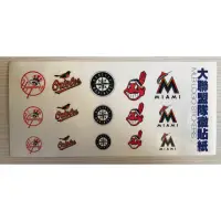 在飛比找蝦皮購物優惠-MLB LOGO大聯盟隊徽貼紙