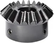 Gears Pinion Gear, Steel Motor Drive Gear 2pcs 1:1 Bevel Gear 2M 30Teeth Steel Inner Hole 16-30mm Gear 90 Degrees Meshing Angle Steel Gears Screw Hole M5 (Color : 30 Teeth, Size : 18mm)