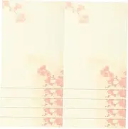 Ciieeo 80pcs Letterhead Papers Flower Pattern B5 Writing Paper Stationery for Greetings