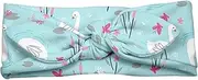 i play. Swim & Sun Headband-Light Aqua Swan-3mo+, Aqua, (787055-607-51)