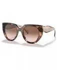 Prada Sunglasses Cateye PR 14WS 01R0A6 Tortoise Powder Pink Brown AUTHENTIC