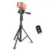 67" Phone Tripod&Camera Stand, Selfie Stick Tripod with Remote and Phone 67-in