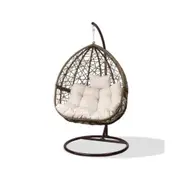 Outdoor Hanging Swing Chair - Brown