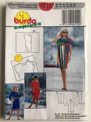 Rare Burda 4512 Misses Dress 12 14 16 18 20 22 Sewing Pattern UNCUT