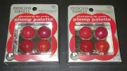 PHYSICIANS FORMULA Plumping Lip Color Gloss PLUMP PALETTE #3854 WINES 0.17 oz X2