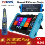 Rsrteng 7inch IPC-9800C Plus+ IP Security Camera Monitor CCTV Tester CVBS WIFI
