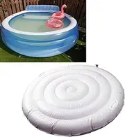 4.5ft Inflatable Hot Tub Cover - Round Universal Rapid Inflation Insulated Lid for Outdoor Spas, Energy Saving for Round Tubs