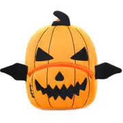 ANYKIDZ 3D Orange Pumpkin Kids School Backpack Cute Cartoon Animal Style Children Toddler Plush Bag Perfect Accessories For Boys and Girls