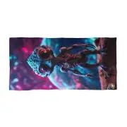Blue Alien Beach Towel - Galaxy Space Star Ocean Swim Towel, Astronomy