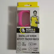 New Series 8 Pink Digital LCD Screen Activity Tracker Watch & FREE PHONE APP !