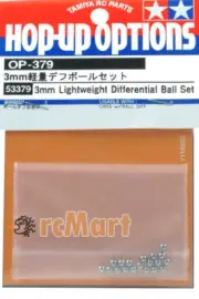 Tamiya 3mm Lightweight Differential Ball Set 1:10 RC Cars TA05 F104 DB01 #53379