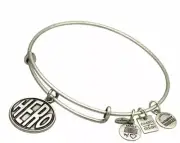 Alex and Ani hero Charm Bangle bracelet Russian silver cbd11h04rs usa made
