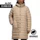 【Mammut 長毛象】Seon IN Cardigan long AF Women 日系長版羽絨連帽開襟外套 女款 薩凡納褐 #1013-02920